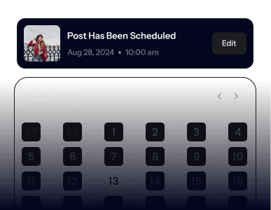 Sales automation content scheduling calendar